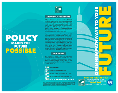 RPS Spring 2022 Shaping Our Future Policy Pathways Brochure
