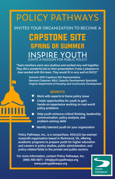 Policy Pathways iCapstone Flyer