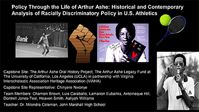 Arthur Ashe Capstone Project