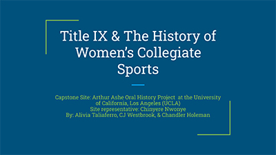 Title IX & Women's Sports